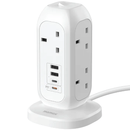 Momax ONEPLUG PD20W 2A2C 7位USB拖板 US18 白色 US18W 香港行貨