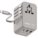 Momax 1-World+ 70W GaN 伸縮充電線旅行插座 香港行貨