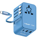 Momax 1-World+ 70W GaN 伸縮充電線旅行插座 香港行貨