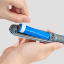 小泉成器 KOIZUMI 無線溫控可拆式電池迷你瀏海捲髮梳 KHR-G430 獨家限定淺藍色 香港行貨