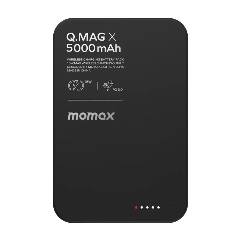 Momax Q.Mag X 5000mAh 超薄磁吸流動電源 香港行貨