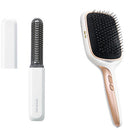 小泉成器 KOIZUMI 正負離子美髮梳及無線瀏海梳 美髮x造型 雙效套裝