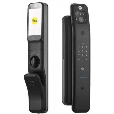 耶魯 Yale Luna Elite+ 人面識別視像門鈴即時通知電子門鎖 啞黑色+灰色 香港行貨 (包標準安裝服務)