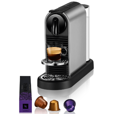 Nespresso Citiz Platinum 膠囊咖啡機 D140 鈦金屬色 香港行貨